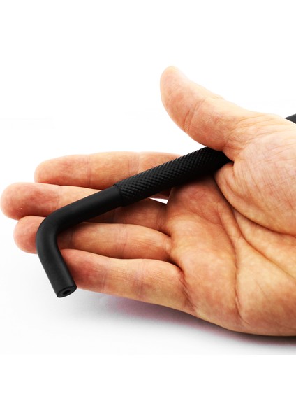 Uber Tırtıklı Mat Siyah Metal Kulp 224 mm 22.4 cm Mobilya Çekmece Mutfak Dolabı Dolap Kapak Kulpları fırsatları