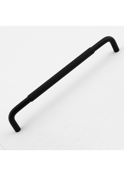 Uber Tırtıklı Mat Siyah Metal Kulp 224 mm 22.4 cm Mobilya Çekmece Mutfak Dolabı Dolap Kapak Kulpları indirimleri