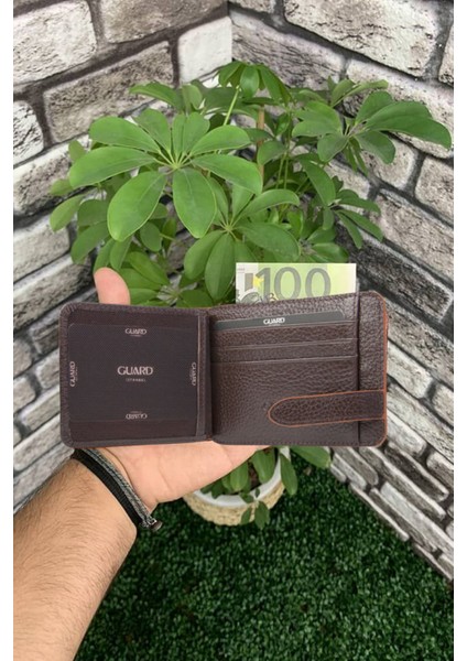 Hakiki Deri Kahverengi Unisex Kartlık (T618) fiyatları