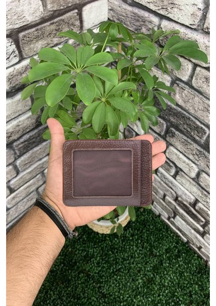 Hakiki Deri Kahverengi Unisex Kartlık (T618) modelleri