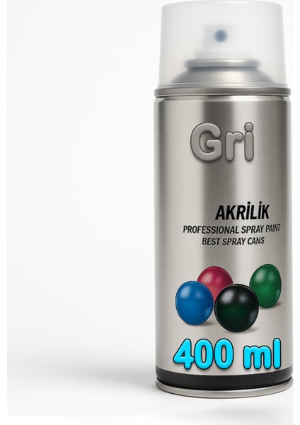 Gri Akrilik Sprey Boya 400 ml – RAL7016 Antrasit Metal Ahşap Plastik Yüzeylere Uygun Hobi Dekoratif fiyatları