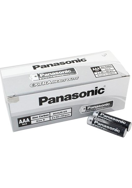 R03UE/2S Manganez Aaa Ince Kalem Pil (60'lı Paket)