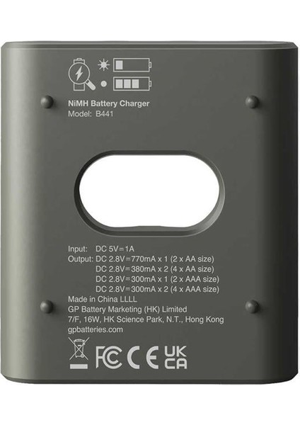 Recyko B441 USB 4 Lü Aa - Aaa Pil Şarj Cihazı (GPACSB44103 GPB441R21-2GTLB1) fırsatları