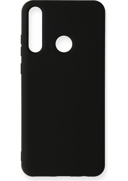 Huawei Y6P Kılıf Nano Içi Kadife Silikon - Siyah Arbkd