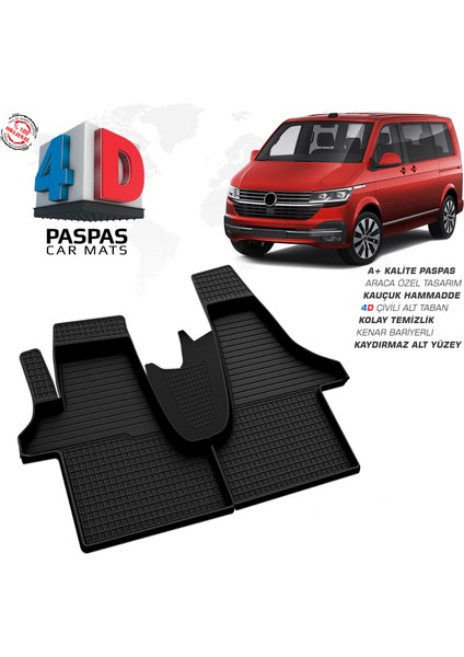 VW Transporter T6.1 4D Havuzlu Paspas 2019-2025
