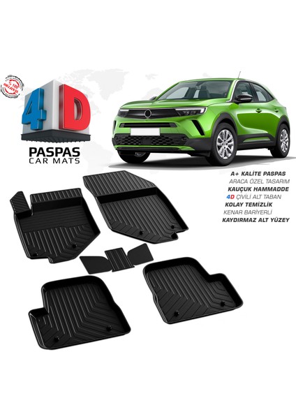 Opel Mokka 4D Havuzlu Paspas 2020 Üzeri