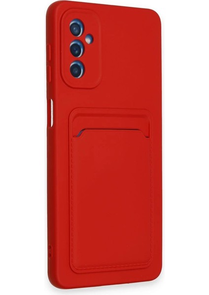 Samsung Galaxy A14 4g Kılıf Kelvin Kartvizitli Silikon - Kırmızı Arbkd fiyatları