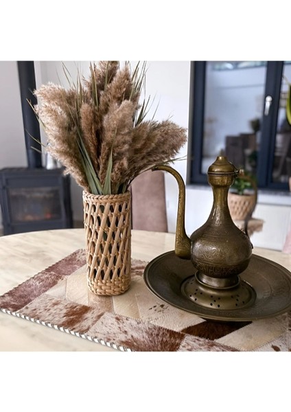 Beyaz Hasır Dekoratif Vazo, Oturma Odası, Mutfak ve Yemek Masası Için Şık Tasarım modelleri
