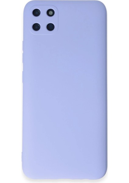 Realme C11 Kılıf Nano Içi Kadife Silikon - Lila Arbkd