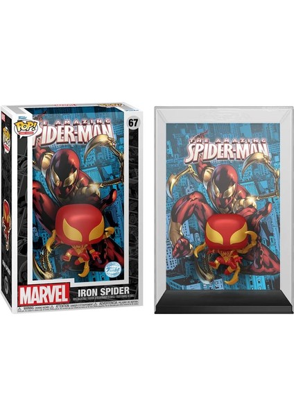Pop Comic Cover Marvel The Amazing Spider-Man - Iron Spider Special Edition No:67