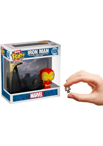 Bitty Pop Deluxe Marvel - Iron Man Avengertower NO:1036
