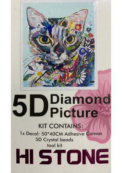 5d Yapışan Boncuk Goblen Mozaik Tablo Pano 40 x 50 cm 73932