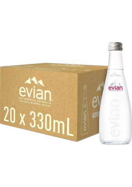 Mineral Water Cam Şişe 20 x 330 ml