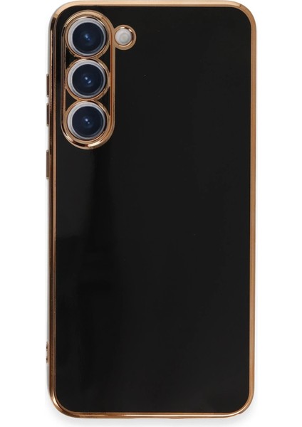 Samsung Galaxy S23 Kılıf Volet Silikon - Siyah Arbkd