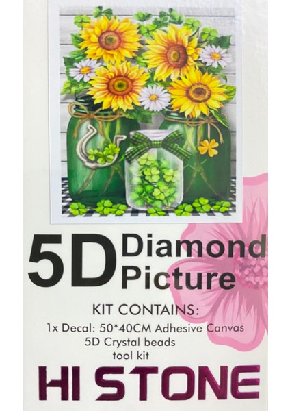 5d Yapışan Boncuk Goblen Mozaik Tablo Pano 40 x 50 cm 82546