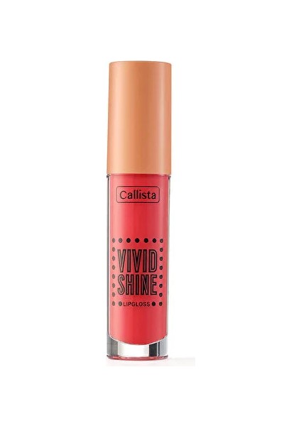 Vivid Shine Lipgloss Nemlendiricili Dudak Parlatıcısı 102 Candied Peach - 102 Candied Peach Turuncu - 1 Adet