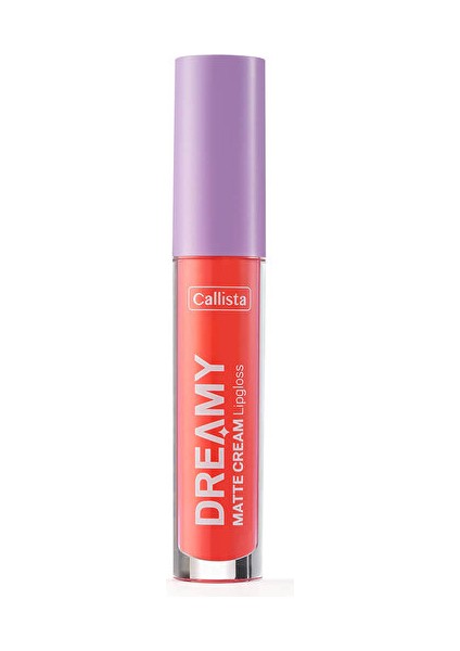 Dreamy Matte Cream Mat Görünümlü Lipgloss - No:202 Turuncu - 1 Adet