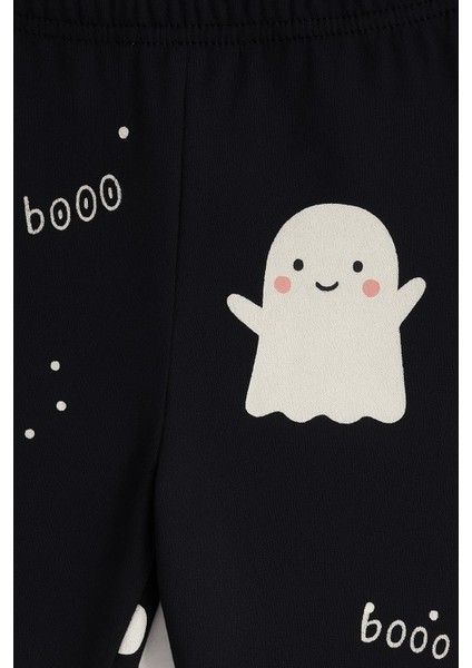 Hayeletli Unisex 2'li Alt Üst Pijama Takımı fiyatları