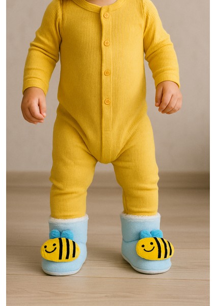 Kaymaz Taban Sevimli Arı Erkek Bebek Panduf