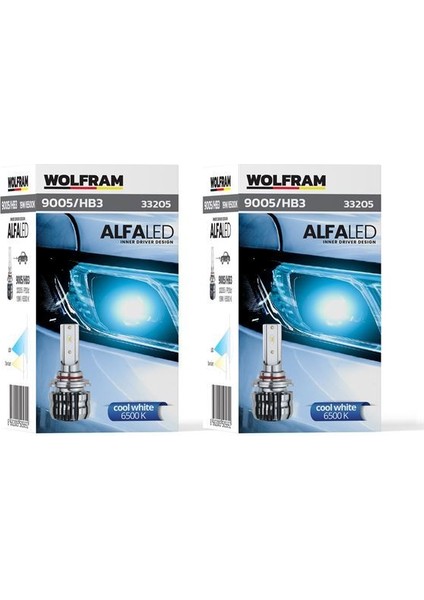33205 - Ampul Alfa Fansız 9005 LED Zenon 1.800 Lümen 12V 19W