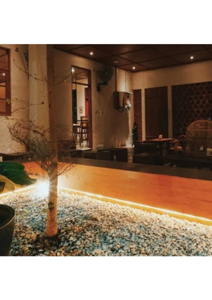 5 Metre Amber Işık Hortum Şerit LED Dış Ortam Aydınlatma 220V Fişli SB-6539 indirimleri