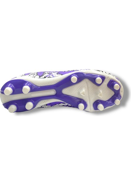 Yeni Model Çoraplı Krampon Beyaz Mor Desenli fırsatları