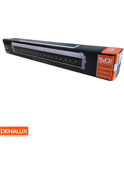 50CM 18W LED Wallwasher Amber | Dış Cephe, Minare, Bahçe Aydınlatma | Iç-Dış Kullanım IP65