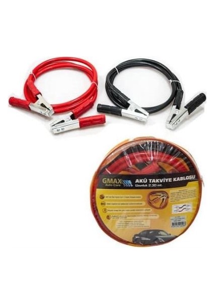 Akü Takviye Kablosu 3,50 mm 1000 Amp 2,3 Metre Niken 0460020401