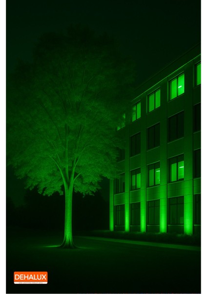100CM 36W LED Wallwasher Yeşil | Dış Cephe, Minare, Bahçe Aydınlatma | Iç-Dış Kullanım IP65 modelleri