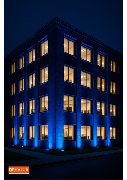 50CM 18W LED Wallwasher Mavi | Dış Cephe, Minare, Bahçe Aydınlatma | Iç-Dış Kullanım IP65 fırsatları