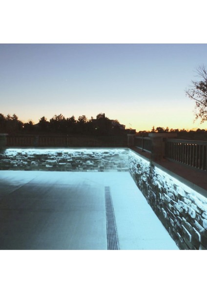 5 Metre Beyaz Işık Hortum Şerit LED Dış Ortam Aydınlatma 220V Fişli SB-6539