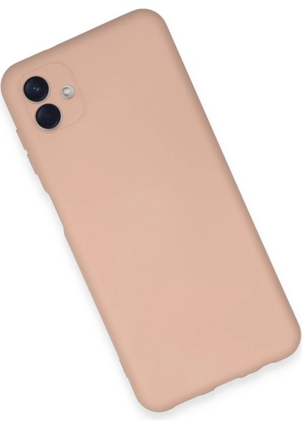 Samsung Galaxy A04E Kılıf Nano Içi Kadife Silikon - Pudra Arbkd modelleri
