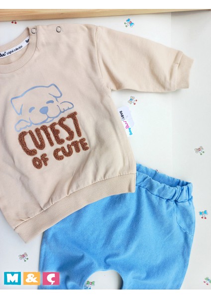 Kız Erkek Bebek Çocuk 2li Takım Alt Üst Swaetshirt Pantolon Takım modelleri