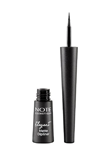 Elegant Matte Dipliner Waterproof - Siyah 01 - 1 Adet
