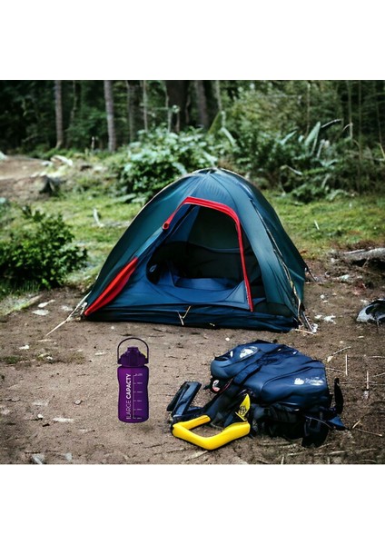 Sağlıklı Polikarbon 1.5 Litre Büyük Kapasiteli Su Matarası Pipetli Suluk Mor fırsatları