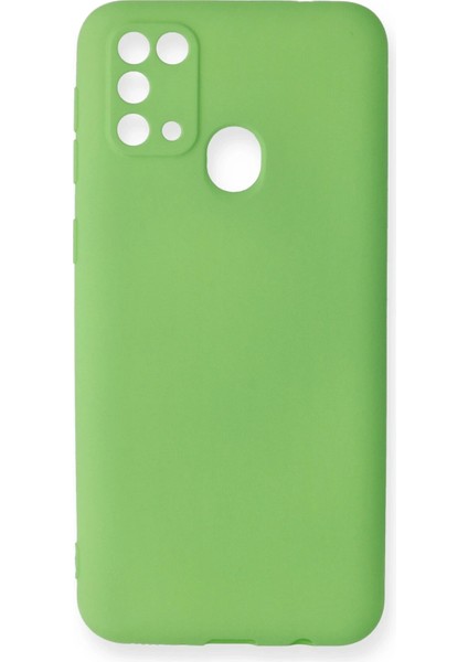 Samsung Galaxy M31 Kılıf First Silikon - Yeşil Arbkd