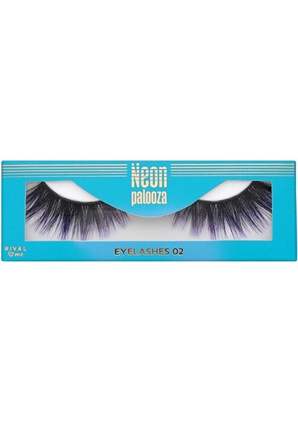 Neon Palooza Takma Kirpik - 01 Purple - 1 Adet