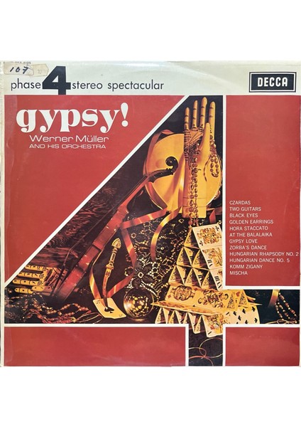 Gypsy Werner Müller And His Orchestra Lp Plak