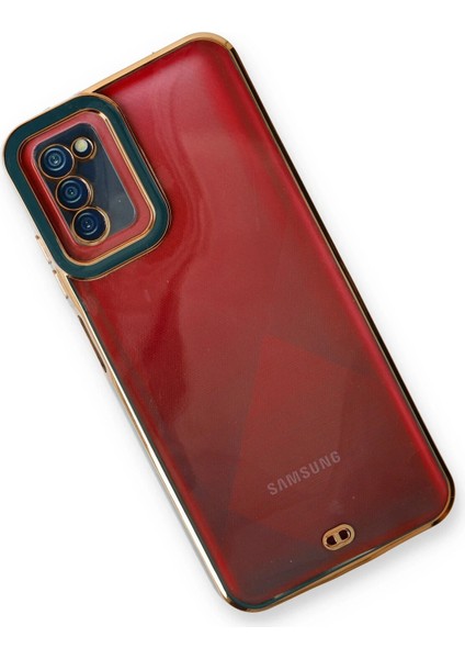 Samsung Galaxy A03S Kılıf Liva Lens Silikon - Yeşil Arbkd modelleri