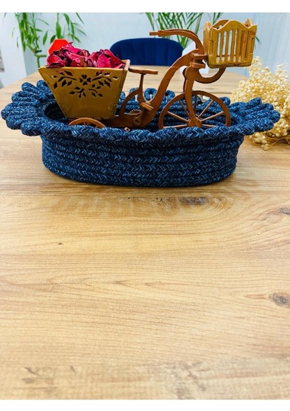 Kırmızı Hasır Jüt Çirtikli Sepet, Dolap Içi Düzenleyici, 30X20X17 cm fiyatları