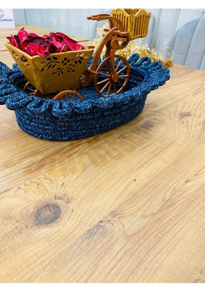 Kırmızı Hasır Jüt Çirtikli Sepet, Dolap Içi Düzenleyici, 30X20X17 cm modelleri