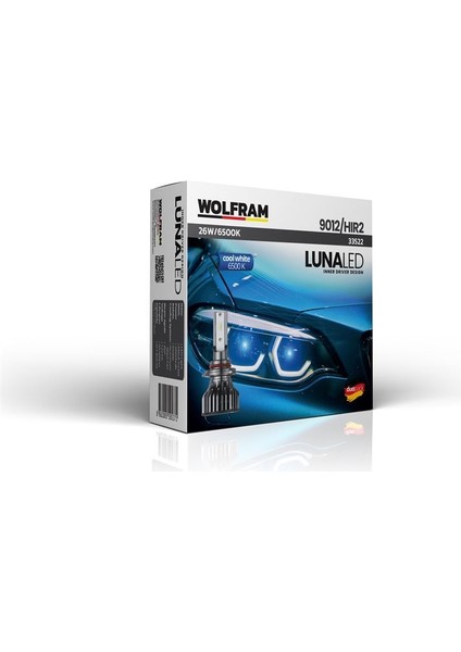 33522 - Ampul Luna Fanlı Hır2 LED Zenon 2.200 Lümen 12V 22W