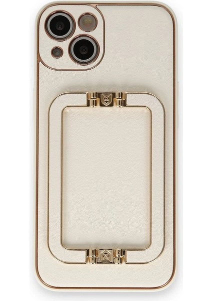Iphone 14 Kılıf Coco Elit Kapak - Beyaz Arbkd