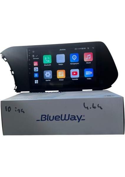 Hyundai I20 Bayon Blueway 4-64 Profesyonel Oem Multimedia