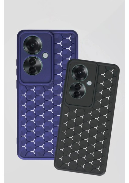 Oppo Reno 11F Kılıf Petek Silikon Kapak - Kırmızı fiyatları