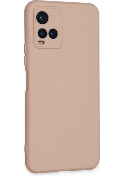 Vivo Y21S Kılıf Nano Içi Kadife Silikon - Pudra Arbkd fiyatları