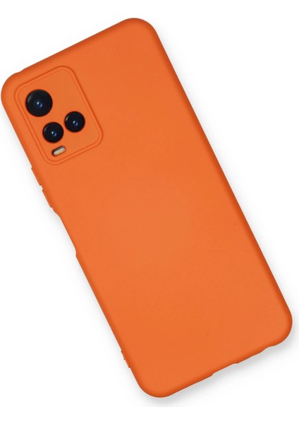 Vivo Y21S Kılıf Nano Içi Kadife Silikon - Turuncu Arbkd fiyatları