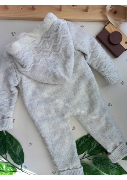 M.ç Family Store Welsoft Astarlı Triko Kışlık Bebek Tulum Unisex Kürlü Kız Erkek Kalın Tulumü Kpeluş Dolgulu Erek-Kız fiyatları