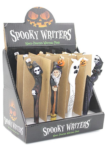 Polyester Tükenmez Kalem Cadılar Bayramı Temalı