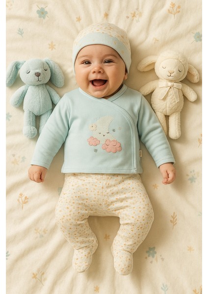 Kız Bebek & Yenidoğan 0-3 Ay ;ay ,bulut Balam Temalı 10LU Hastane Çıkışı &zıbın Seti